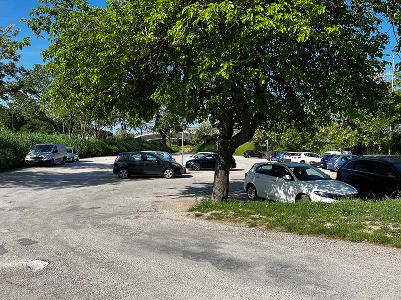 Parcheggio gratuito in Viale Giordano Bruno a Senigallia
